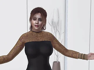 Stepmom Hindi Urdu mein copulation dusting
